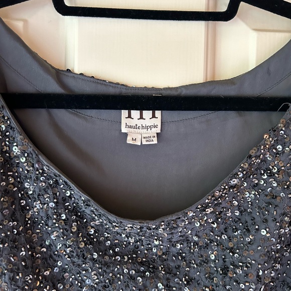 Haute Hippie Sequin Top - Size Medium - Picture 3 of 6